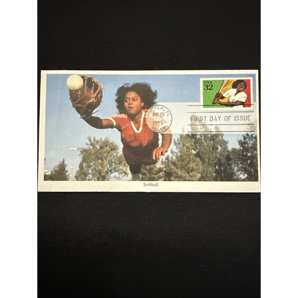 May 20th, 1995 "Softball" First Day Issue